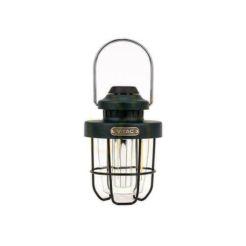 Prüfen V-TAC LED 3W IP44 Tragbare Campinglampe USB-C Aufladen Farbwechsel VT-9903D 2700K+6500K 230lm.