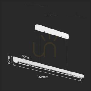 V-TAC LED Linear SAMSUNG CHIP LIFUD Driver 36W 60st CCT Abgependelt 120cm Weiß VT-7-36 3000K-4000K-6400K 2880lm 5 Jahre Garantie small 4