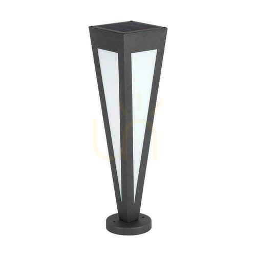 Prüfen V-TAC Solar Gartenmast 3-5W LED IP65 Pilot 64cm Schwarz VT-7654 3000K