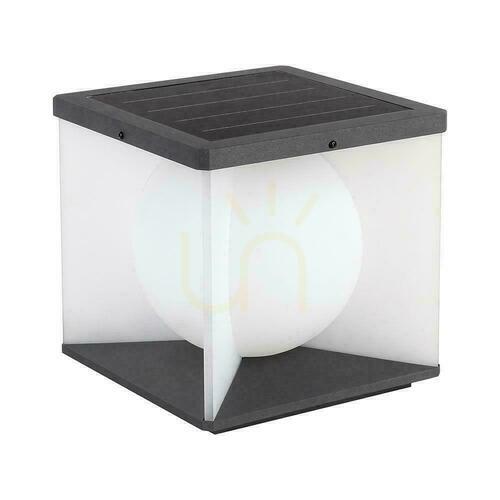 Prüfen V-TAC Solar Gartenleuchte 3-5W LED IP65 20x20cm VT-7655 3000K