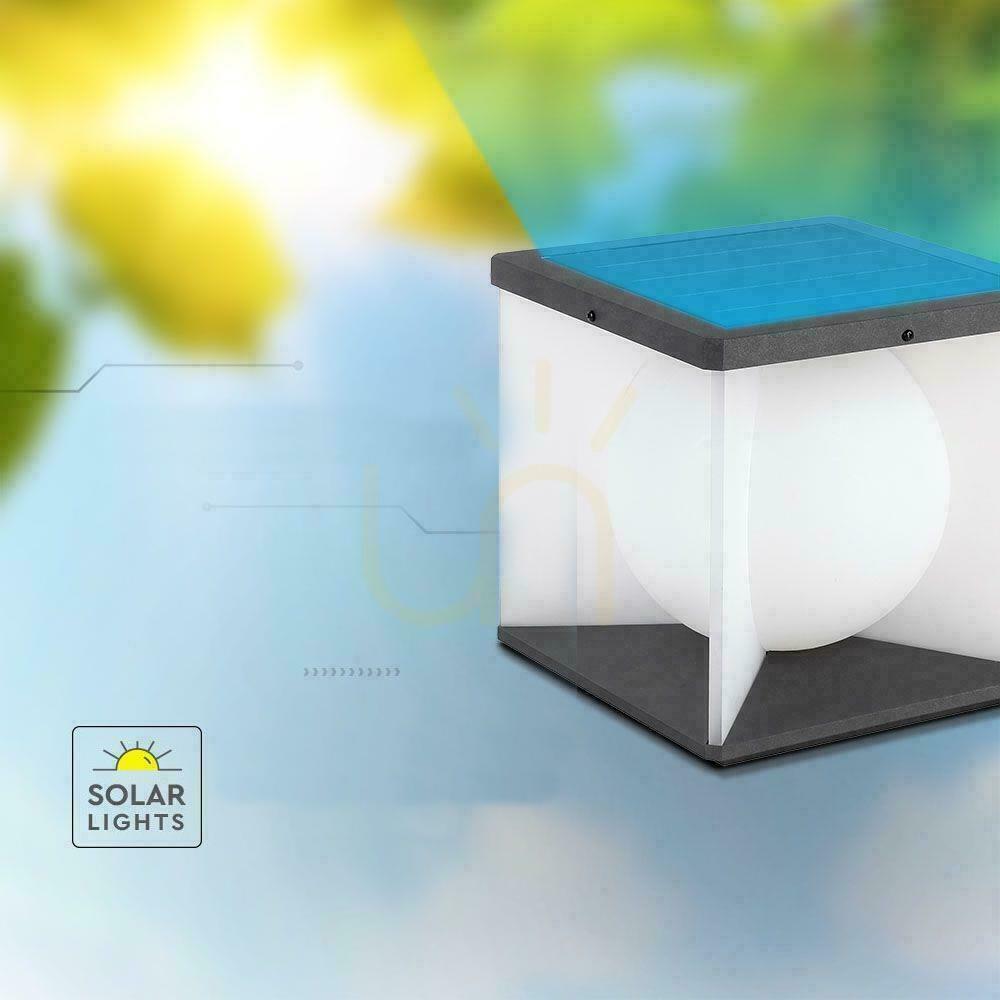 Zeige V-TAC Solar-Gartenleuchte 3-5W LED IP65 30x30cm VT-7656 3000K V-TAC Solar-Gartenleuchte 3-5W LED IP65 30x30cm VT-7656 3000K