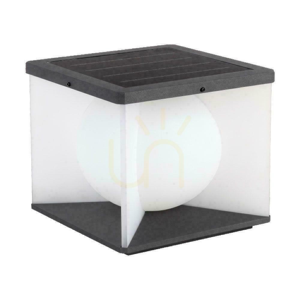 Prüfen V-TAC Solar-Gartenleuchte 3-5W LED IP65 30x30cm VT-7656 3000K V-TAC Solar-Gartenleuchte 3-5W LED IP65 30x30cm VT-7656 3000K