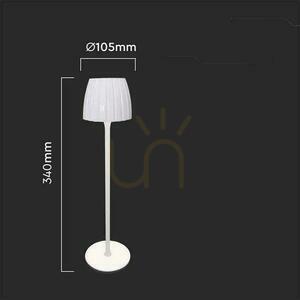 V-TAC 2.7W LED Nachttischlampe 34cm USB Aufladung Dimmbar Weiß VT-7967 3000K-6000K 110lm 4 V-TAC 2.7W LED Nachttischlampe 34cm USB Aufladung Dimmbar Weiß VT-7967 3000K-6000K 110lm small 4