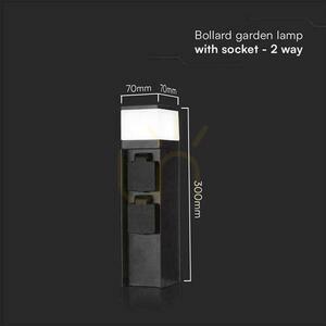 Gartenpfosten LED G9 V-TAC 2 Steckdosen 2x16A 23cm 3600W IP44 Graphit VT-1197 3 Jahre Garantie 3 Gartenpfosten LED G9 V-TAC 2 Steckdosen 2x16A 23cm 3600W IP44 Graphit VT-1197 3 Jahre Garantie small 3