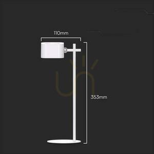 V-TAC 4-in-1 Schreibtischlampe 35cm Tapete Clip Taschenlampe 3W LED CCT Weiß VT-10115 3000K-6000K 300lm 4 V-TAC 4-in-1 Schreibtischlampe 35cm Tapete Clip Taschenlampe 3W LED CCT Weiß VT-10115 3000K-6000K 300lm small 4