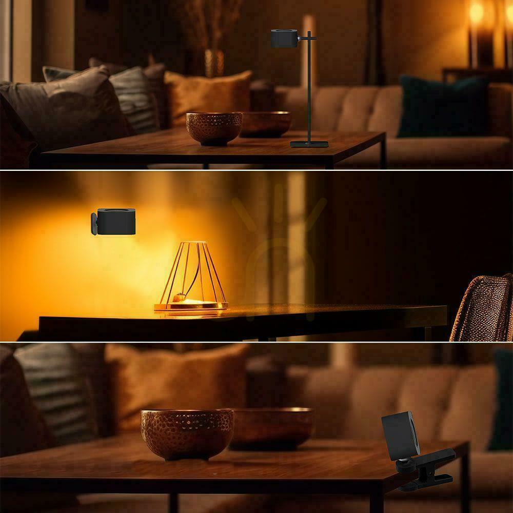 Prüfen V-TAC 4-in-1 Schreibtischlampe 35cm Wallpaper Clip Taschenlampe 3W LED CCT Schwarz VT-10115 3000K-6000K 300lm V-TAC 4-in-1 Schreibtischlampe 35cm Wallpaper Clip Taschenlampe 3W LED CCT Schwarz VT-10115 3000K-6000K 300lm