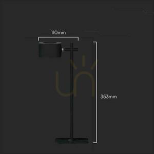V-TAC 4-in-1 Schreibtischlampe 35cm Wallpaper Clip Taschenlampe 3W LED CCT Schwarz VT-10115 3000K-6000K 300lm 6 V-TAC 4-in-1 Schreibtischlampe 35cm Wallpaper Clip Taschenlampe 3W LED CCT Schwarz VT-10115 3000K-6000K 300lm small 6