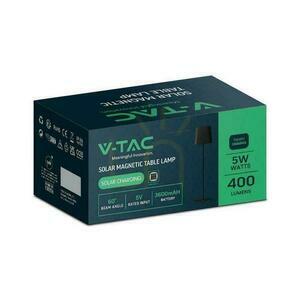 V-TAC 5W CCT LED Solar Nachttischlampe 35cm USB-C Aufladung Dimmbar Schwarz VT-10116 3000K-6000K 400lm 5 V-TAC 5W CCT LED Solar Nachttischlampe 35cm USB-C Aufladung Dimmbar Schwarz VT-10116 3000K-6000K 400lm small 5