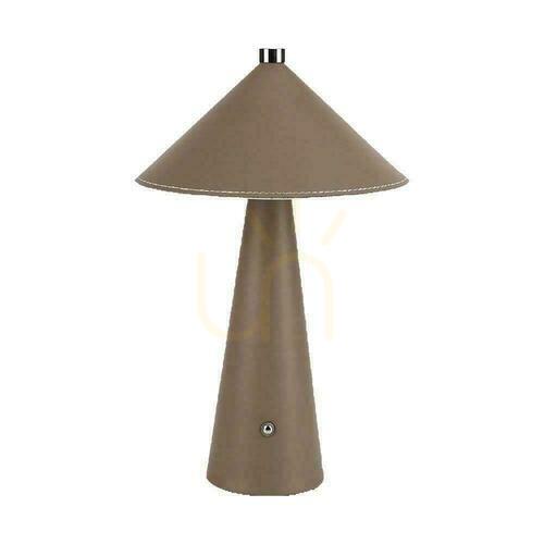 Prüfen V-TAC 3W LED Nachttischlampe 33cm CCT USB-C Aufladen Dimmbar Braun Leder VT-10117 3000K-6000K 240lm