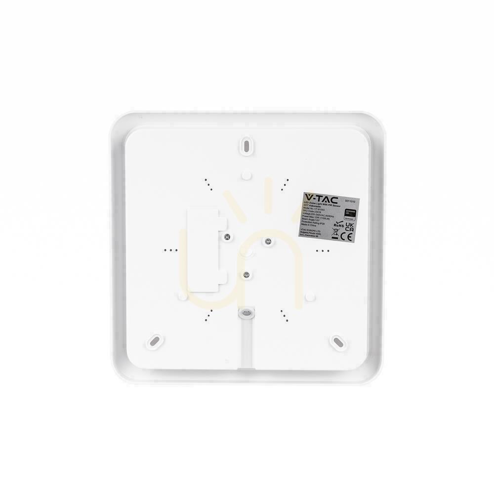 Aussicht LED Plafond V-TAC SAMSUNG CHIP 12W 29x29cm CCT Bewegungsmelder Quadratisch Weiß VT-81003 3000K-4000K-6000K 1100lm 5 Jahre Garantie LED Plafond V-TAC SAMSUNG CHIP 12W 29x29cm CCT Bewegungsmelder Quadratisch Weiß VT-81003 3000K-4000K-6000K 1100lm 5 Jahre Garantie