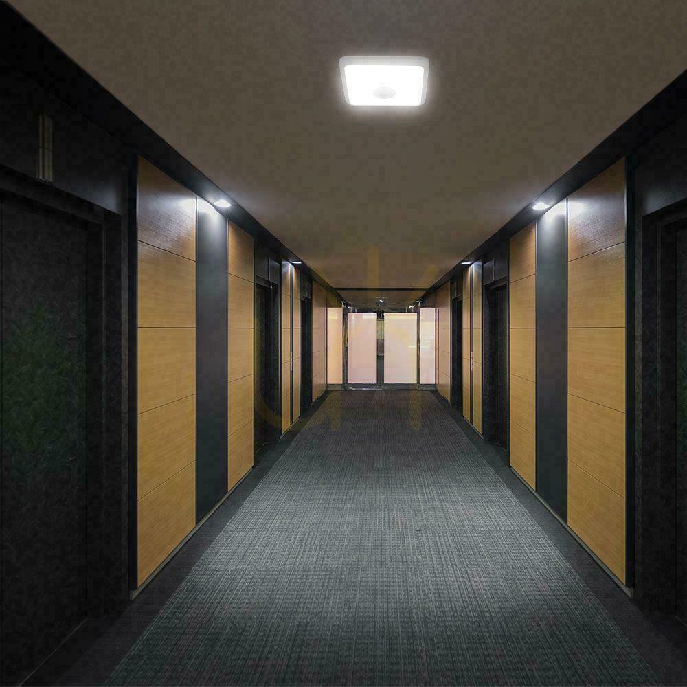 Aussicht LED Plafond V-TAC SAMSUNG CHIP 12W 29x29cm CCT Bewegungsmelder Quadratisch Weiß VT-81003 3000K-4000K-6000K 1100lm 5 Jahre Garantie LED Plafond V-TAC SAMSUNG CHIP 12W 29x29cm CCT Bewegungsmelder Quadratisch Weiß VT-81003 3000K-4000K-6000K 1100lm 5 Jahre Garantie