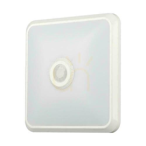 Prüfen LED Plafond V-TAC SAMSUNG CHIP 12W 29x29cm CCT Bewegungsmelder Quadratisch Weiß VT-81003 3000K-4000K-6000K 1100lm 5 Jahre Garantie