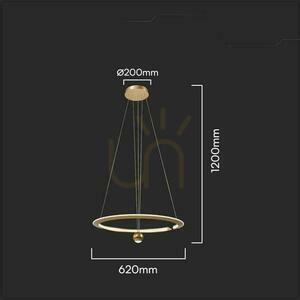 V-TAC 46W LED-Pendelleuchte VT-10126 3000K 5500lm small 1