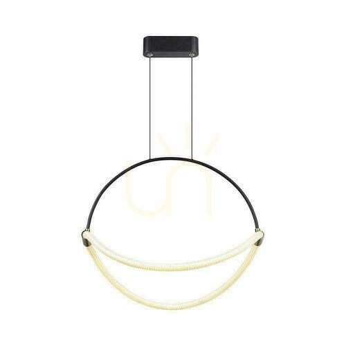 Prüfen V-TAC Pendelleuchte 16W LED 50cm Schwarz VT-10125 3000K 1920lm