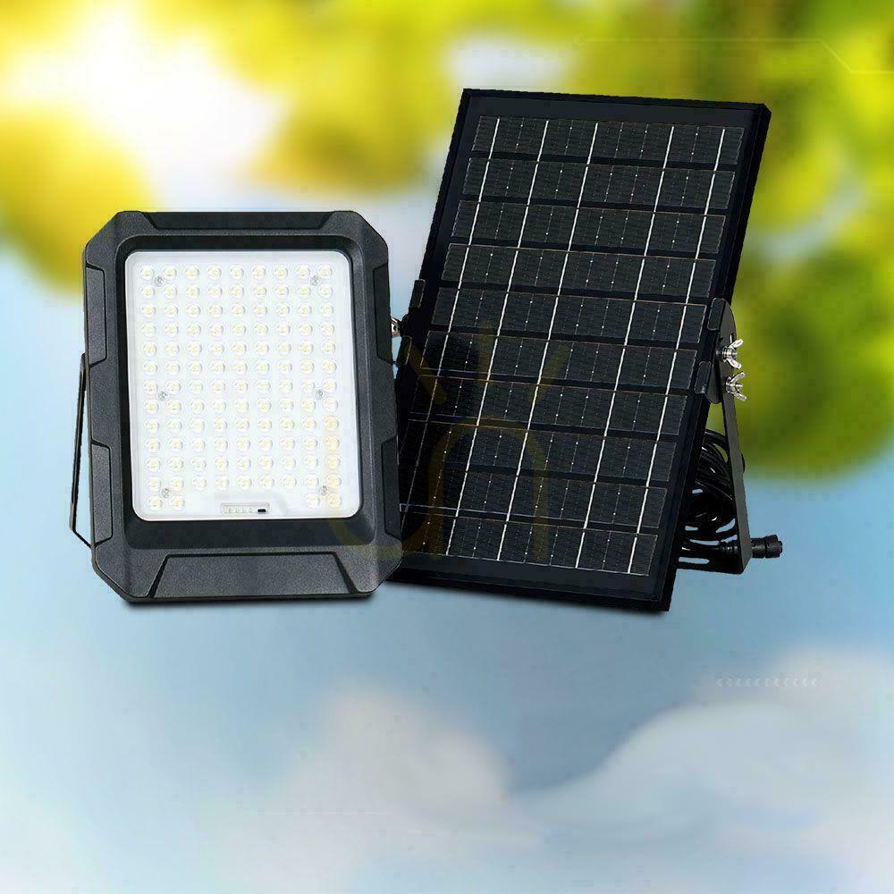 Vorschau V-TAC Solar LED Projektor 10W Fernsteuerung, AUTO, Timer, IP65 Schwarz VT-55W 4000K 1000lm V-TAC Solar LED Projektor 10W Fernsteuerung, AUTO, Timer, IP65 Schwarz VT-55W 4000K 1000lm