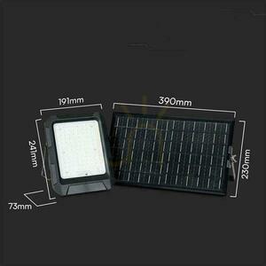 V-TAC Solar LED Projektor 15W Fernsteuerung, AUTO, Timer, IP65 Schwarz VT-102W 4000K 1800lm small 3