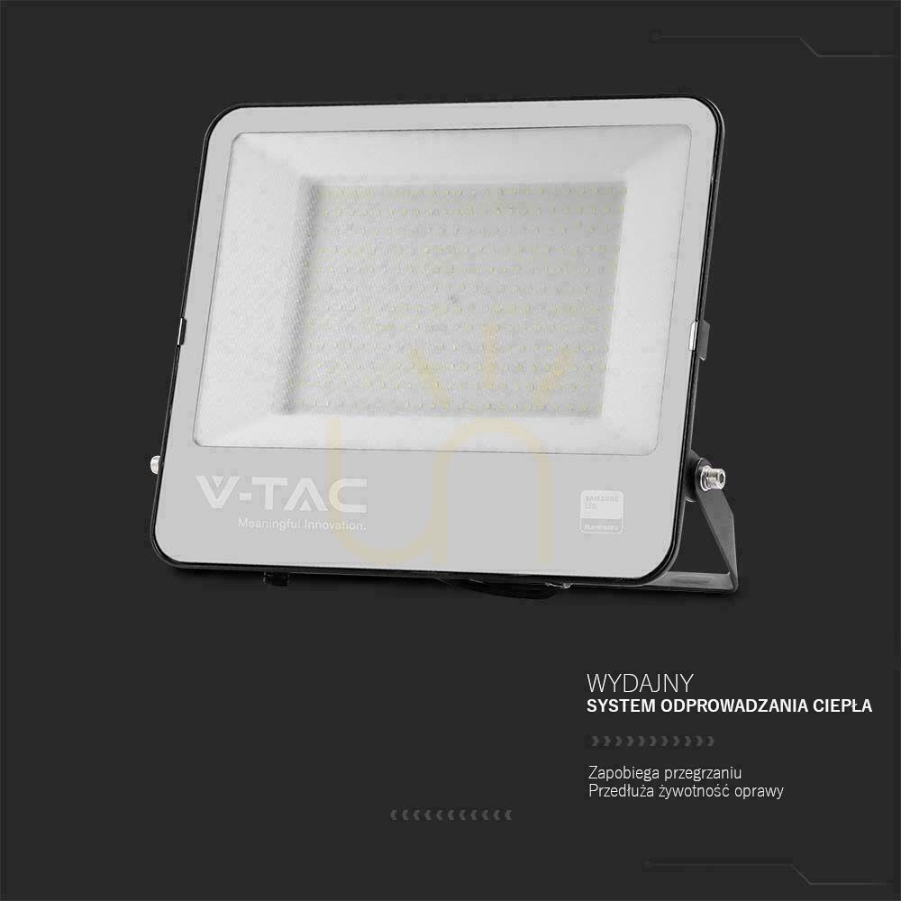 Prüfen LED Projektor V-TAC 200W 100Lm/W Kabel 1mb SAMSUNG CHIP Schwarz VT-44204 6500K 17540lm 5 Jahre Garantie LED Projektor V-TAC 200W 100Lm/W Kabel 1mb SAMSUNG CHIP Schwarz VT-44204 6500K 17540lm 5 Jahre Garantie