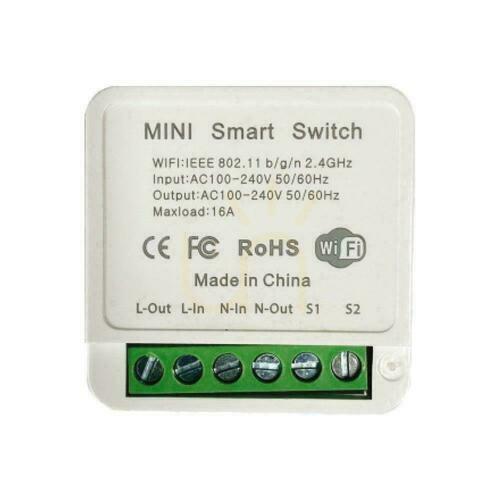 Prüfen V-TAC 2x5A Wireless Wi-Fi Switch SMART LIFE TUYA Alexa Google Home VT-5102.