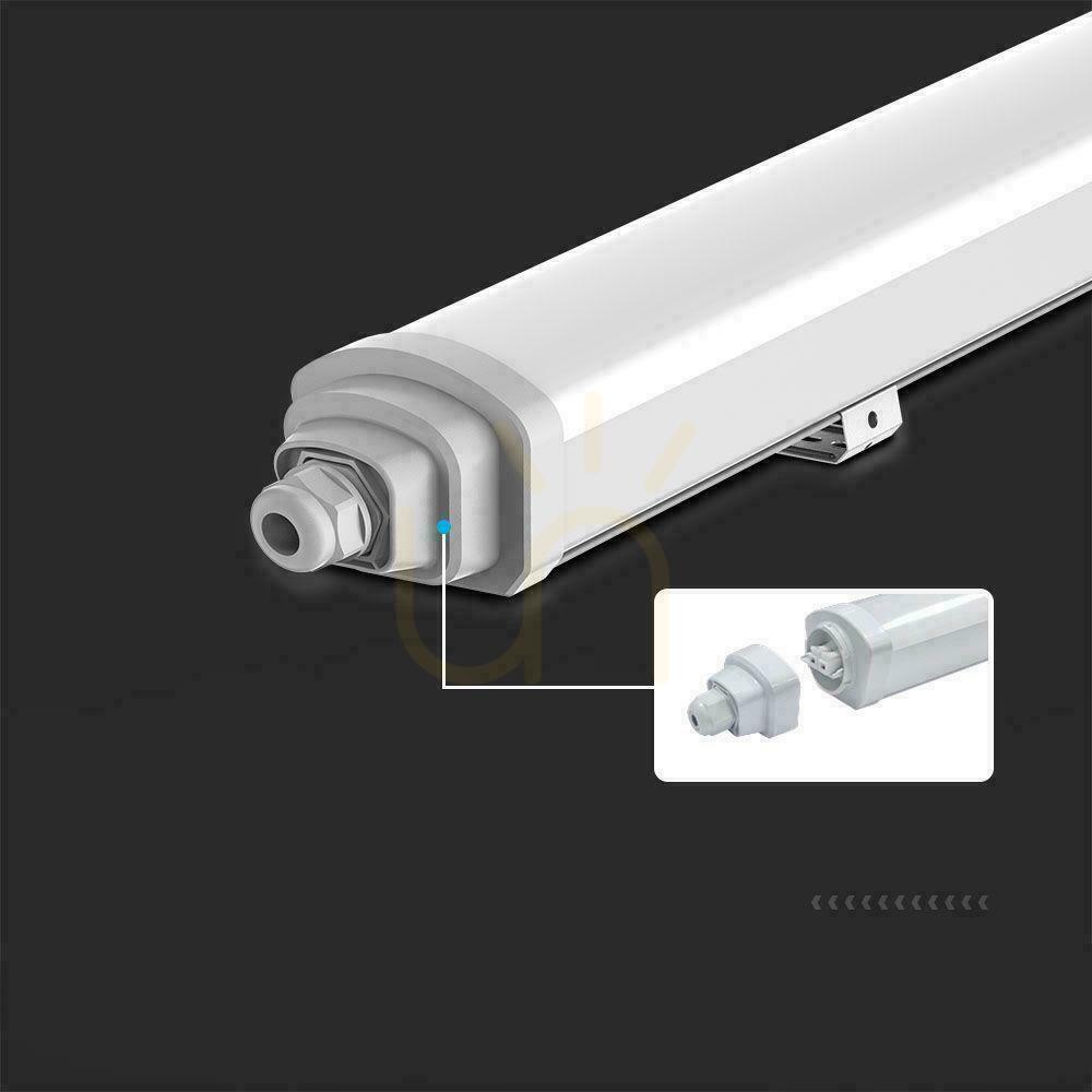 Vorschau V-TAC SAMSUNG CHIP GT-SERIES 60cm 18W 120Lm/W VT-12017 6500K 2160lm Hermetische LED-Leuchte 3 Jahre Garantie V-TAC SAMSUNG CHIP GT-SERIES 60cm 18W 120Lm/W VT-12017 6500K 2160lm Hermetische LED-Leuchte 3 Jahre Garantie