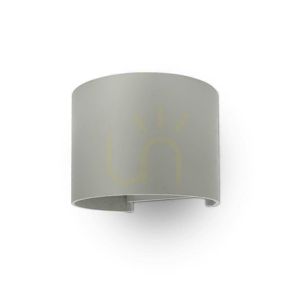 Prüfen Wandleuchte 6W V-TAC Oben Unten Verstellbar Grau Rund IP65 Bridgelux VT-756 4000K 700lm Wandleuchte 6W V-TAC Oben Unten Verstellbar Grau Rund IP65 Bridgelux VT-756 4000K 700lm
