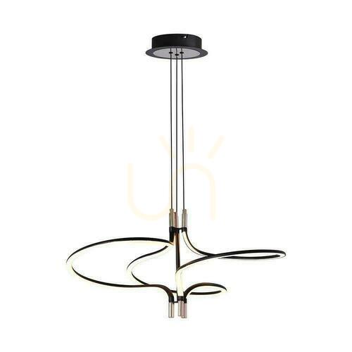 Prüfen LED-Pendelleuchte V-TAC VT-7980 30 W Schwarz-Gold, 56 × 120 cm, 3000 K