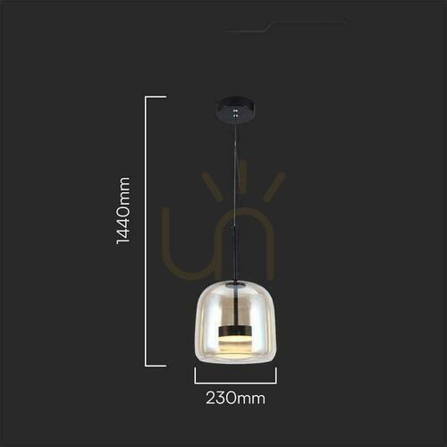 Prüfen Pendelleuchte V-TAC LED 6W Acryl Amber 23x144cm VT-7989 3000K 750lm