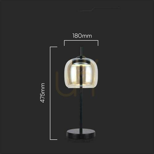 Prüfen V-TAC 7W LED Amber 18x47cm VT-7990 3000K 700lm Schreibtisch-Nachtlicht
