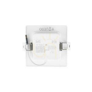 V-TAC 3W LED SAMSUNG CHIP Einbaupanel Quadratisch 90x90mm VT-61003SQ-S 3000K 330lm 2 V-TAC 3W LED SAMSUNG CHIP Einbaupanel Quadratisch 90x90mm VT-61003SQ-S 3000K 330lm small 2