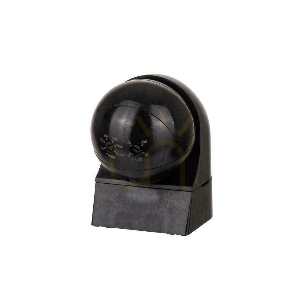 Aussicht Wandmontierter Bewegungssensor 180st Moving Head Schwarz FULL BLACK V-TAC VT-8028 Wandmontierter Bewegungssensor 180st Moving Head Schwarz FULL BLACK V-TAC VT-8028