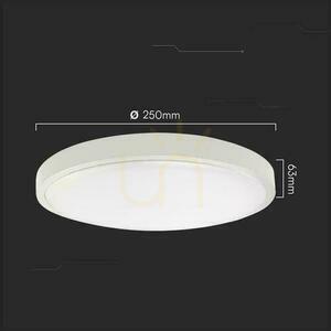 Plafond V-TAC 18W LED SAMSUNG CHIP Rund 25cm Aufbaumontage IP44 Weiß VT-8618 4000K 1830lm 5 Jahre Garantie small 3
