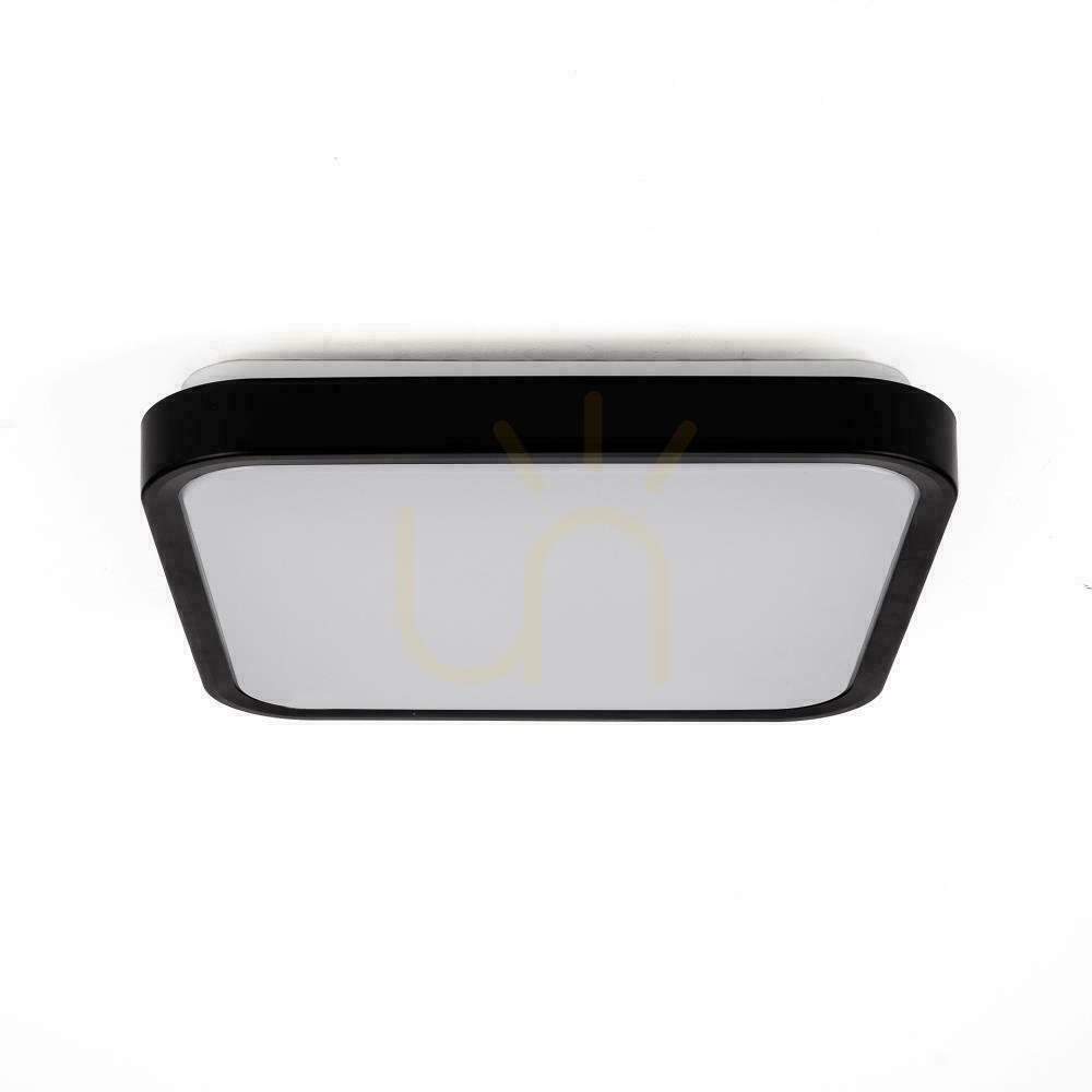 Prüfen Plafond V-TAC 24W LED SAMSUNG CHIP Quadratisch 30x30cm Aufbaumontage IP44 Schwarz VT-8624B 3000K 2500lm 5 Jahre Garantie Plafond V-TAC 24W LED SAMSUNG CHIP Quadratisch 30x30cm Aufbaumontage IP44 Schwarz VT-8624B 3000K 2500lm 5 Jahre Garantie