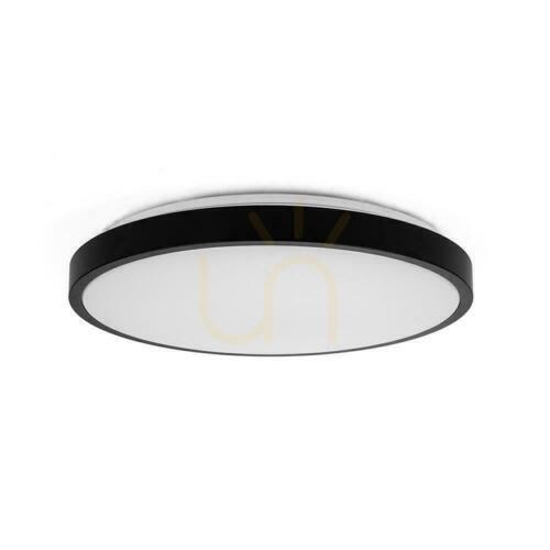 Prüfen Deckenleuchte V-TAC VT-8630S 36 W LED Samsung ø42 cm schwarz, Mikrowellensensor mit Fernbedienung, 4000 K 3820 lm, IP44