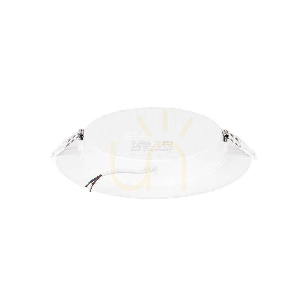 Aussicht V-TAC 18W LED SAMSUNG CHIP Einbaupanel rund 220x28mm VT-61018RD-S 3000K 1850lm 5 Jahre Garantie V-TAC 18W LED SAMSUNG CHIP Einbaupanel rund 220x28mm VT-61018RD-S 3000K 1850lm 5 Jahre Garantie