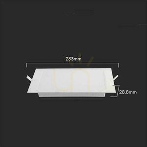 V-TAC 18W LED SAMSUNG CHIP Einbaupanel Quadratisch 220x220mm VT-61018SQ-S 4000K 1980lm small 3