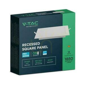 V-TAC 18W LED SAMSUNG CHIP Einbaupanel Quadratisch 220x220mm VT-61018SQ-S 4000K 1980lm small 4