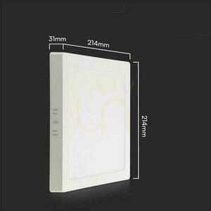 V-TAC 18W LED SAMSUNG CHIP Surface Panel Quadratisch 214x214mm VT-60018SQ-S 6500K 1850lm 1 V-TAC 18W LED SAMSUNG CHIP Surface Panel Quadratisch 214x214mm VT-60018SQ-S 6500K 1850lm small 1