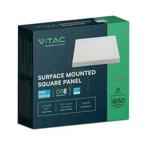 V-TAC 18W LED SAMSUNG CHIP Surface Panel Quadratisch 214x214mm VT-60018SQ-S 6500K 1850lm 2 V-TAC 18W LED SAMSUNG CHIP Surface Panel Quadratisch 214x214mm VT-60018SQ-S 6500K 1850lm small 2