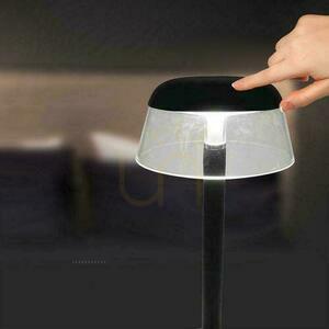 V-TAC 3W LED Nachttischlampe 28cm USB Aufladung Dimmbar Schwarz VT-75002 3000K-6000K 110lm small 3