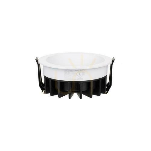 Prüfen V-TAC LED Downlight 18W BRIDGELUX CHIP CCT Weiß Raster Blendschutz Wabe VT-17018 3000K-4000K-6400K 1860lm Leuchte.
