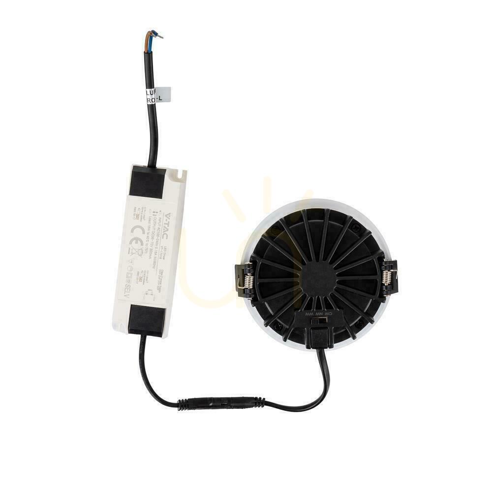 Anzeige V-TAC LED Downlight 24W BRIDGELUX CHIP CCT Weiß Raster Blendschutz Wabe VT-17024 3000K-4000K-6400K 2540lm Leuchte. V-TAC LED Downlight 24W BRIDGELUX CHIP CCT Weiß Raster Blendschutz Wabe VT-17024 3000K-4000K-6400K 2540lm Leuchte.