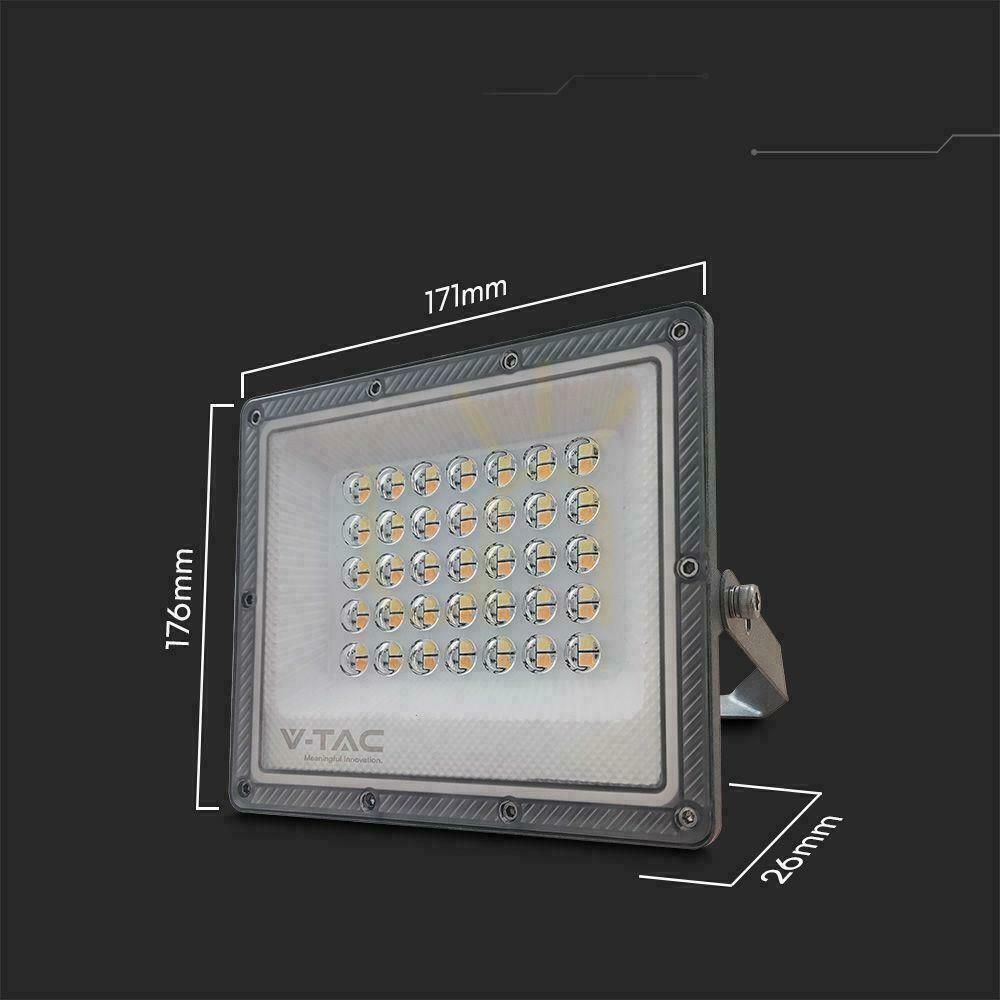 Aussicht V-TAC 30W CCT Farbwechsel LED Projektor, Ersatz LED Modul VT-44030CCT 3000-4000K-6500K 2350lm V-TAC 30W CCT Farbwechsel LED Projektor, Ersatz LED Modul VT-44030CCT 3000-4000K-6500K 2350lm