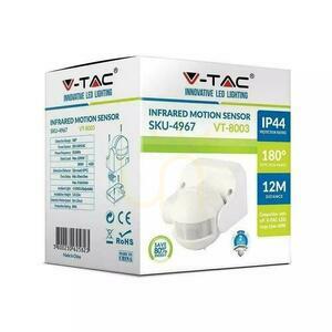 Bewegungsmelder 180st Infrarot Weiß V-TAC VT-8003 small 4