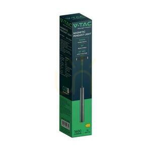 48V V-TAC 15W LED 30st Schwarz VT-4214 3000K 1600lm 3 Jahre Garantie Magnetschienen-Pendelleuchte small 1