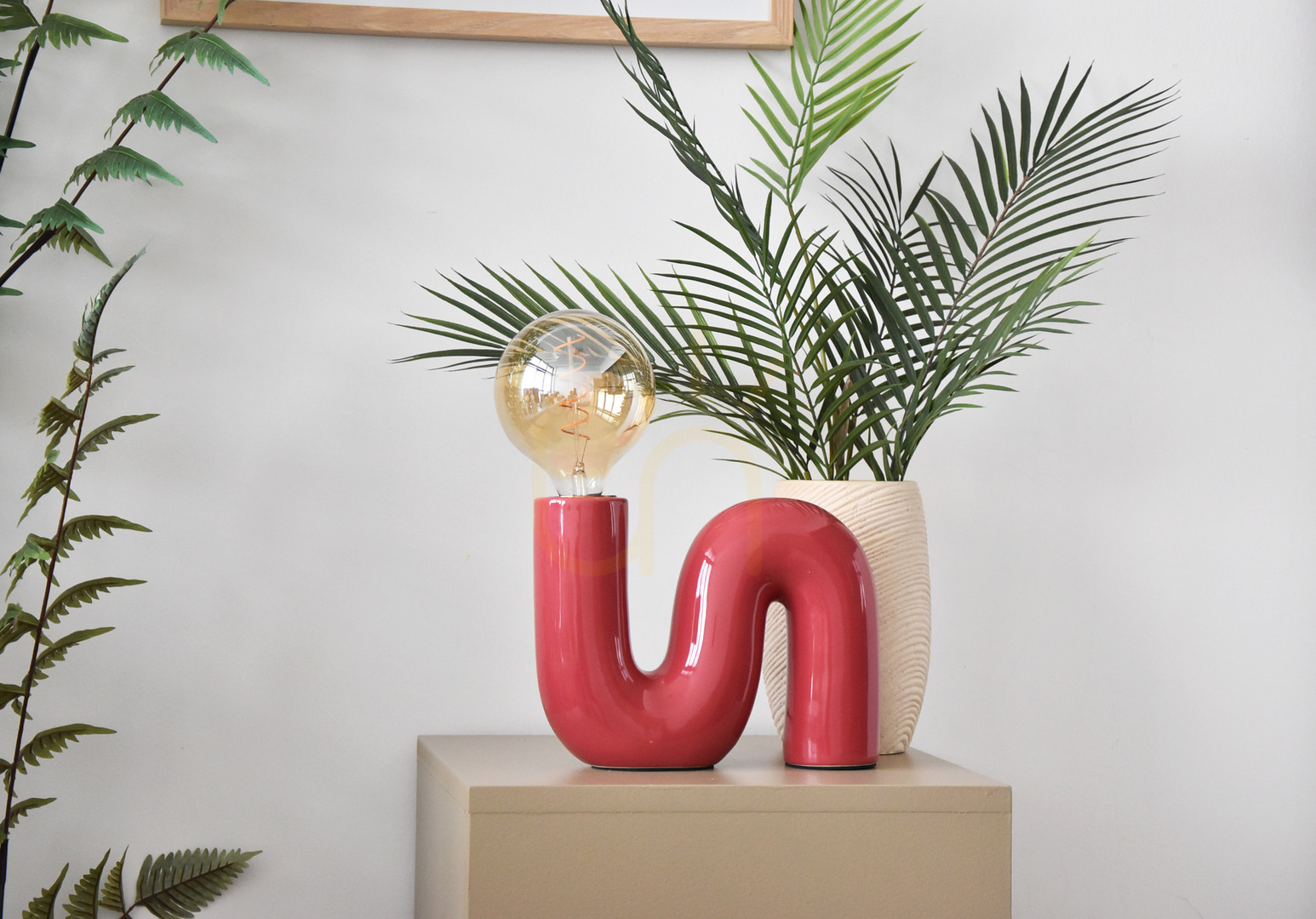 Vorschau POP SERPENT Schreibtischlampe, Keramik mit Textilkabel und Schalter Aviano POP SERPENT Schreibtischlampe, Keramik mit Textilkabel und Schalter Aviano