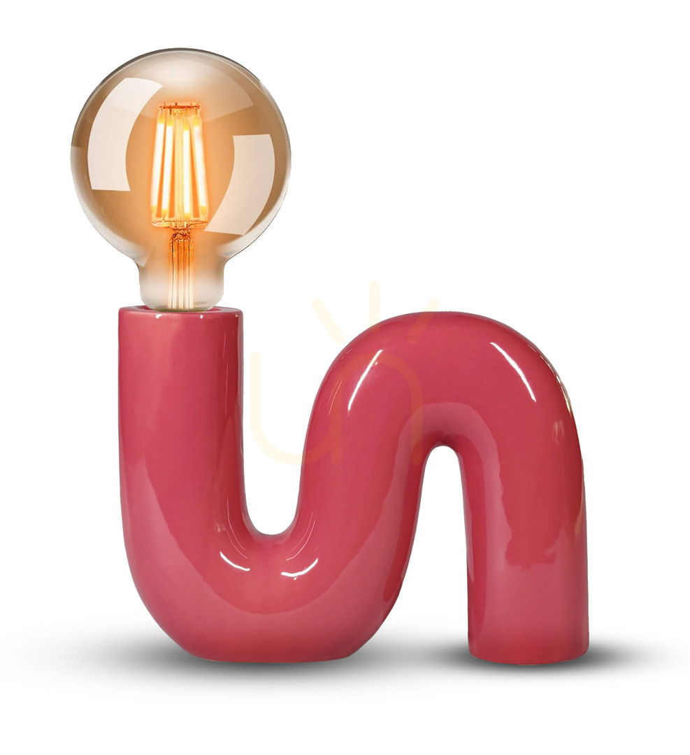 Prüfen POP SERPENT Schreibtischlampe, Keramik mit Textilkabel und Schalter Aviano POP SERPENT Schreibtischlampe, Keramik mit Textilkabel und Schalter Aviano