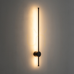 Nowodvorski ORLA LED M 11550 Außen-Wandleuchte, 97 cm, schwarz, 20 W 3000 K IP54 small 1