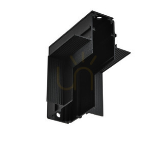 L 90° Innenverbinder für LUNA-MAG Unterputz-Magnetbus Schwarz - LUNARES small 0
