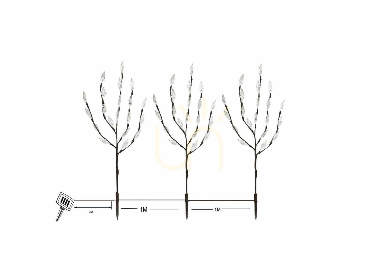 Prüfen Set Zuma Line drzewka solarne SW-5009 LED Set Zuma Line drzewka solarne SW-5009 LED