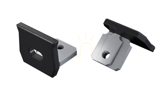 Prüfen ALU-Stecker LUMINES Achse schwarz lackiert mit Loch ALU-Stecker LUMINES Achse schwarz lackiert mit Loch