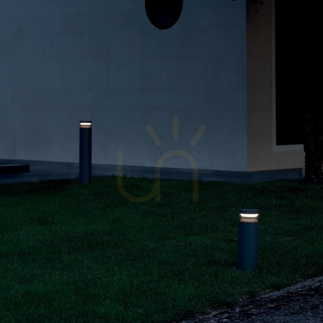 Aussicht Außenstehleuchte Ideallux Boeing 327259 anthrazit LED 14W H70 cm IP54 Außenstehleuchte Ideallux Boeing 327259 anthrazit LED 14W H70 cm IP54